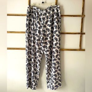 Casual Print Wide-Leg Pants | Size XL